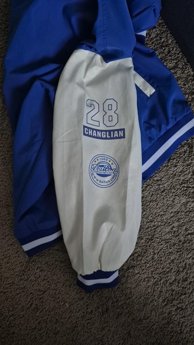 Dorestyle Blue and White Varsity Jacket - photo 3