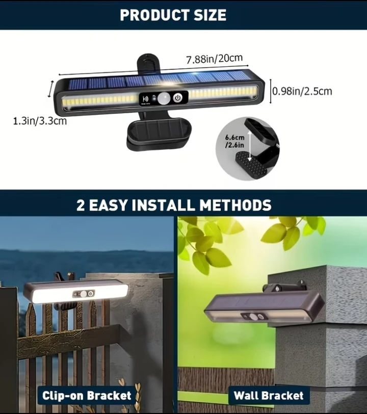 (BRAND NEW) Solar Powered Deck Light with Motion Sensing - photo 5
