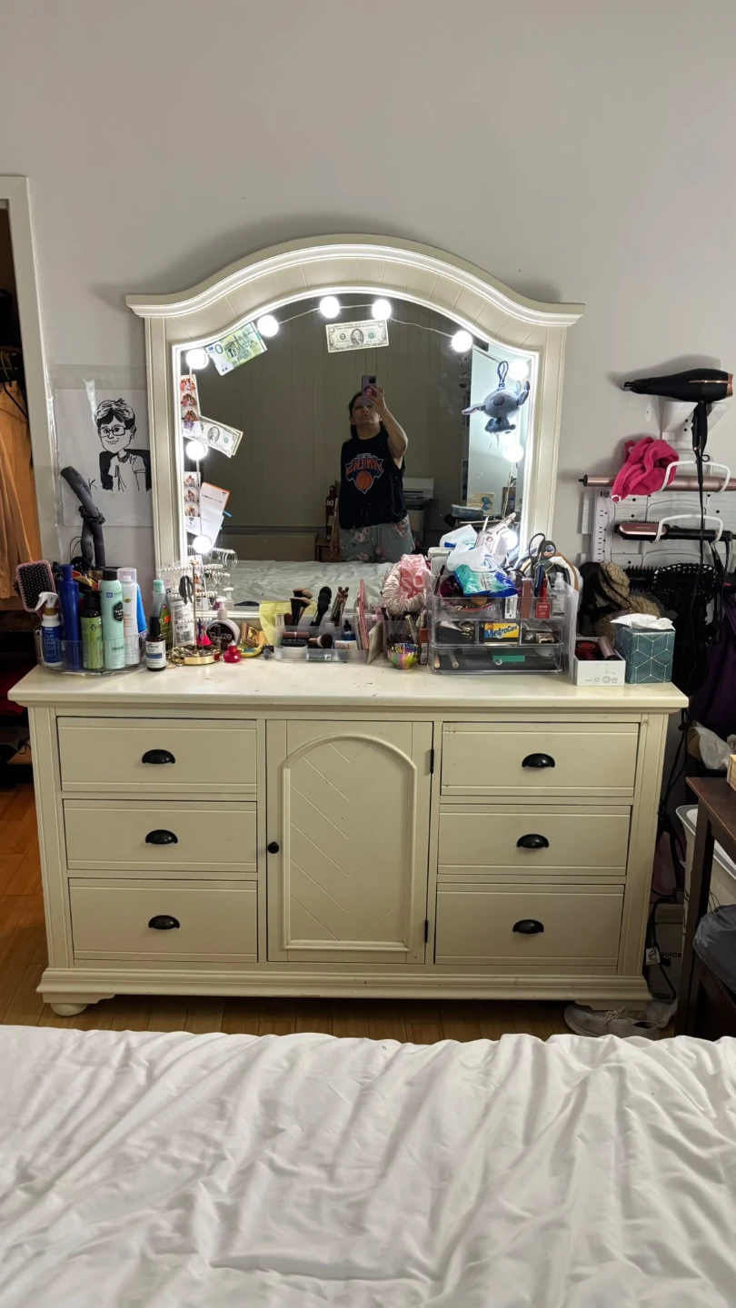 Brook White Dresser with Mirror - photo 2