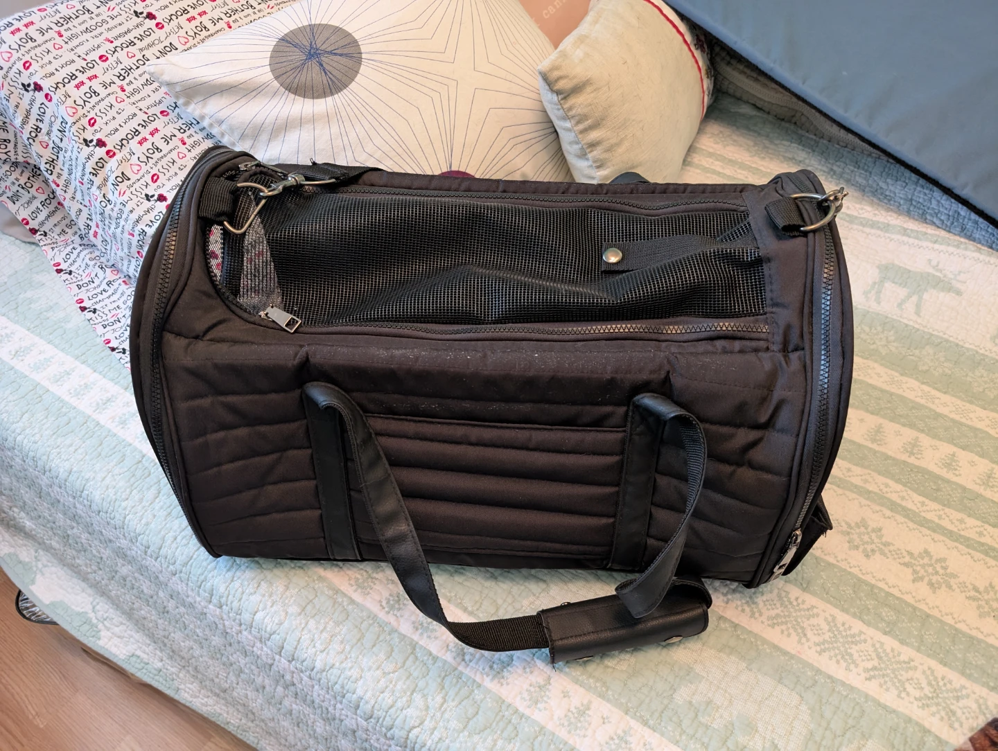 Black Pet Carrier Bag