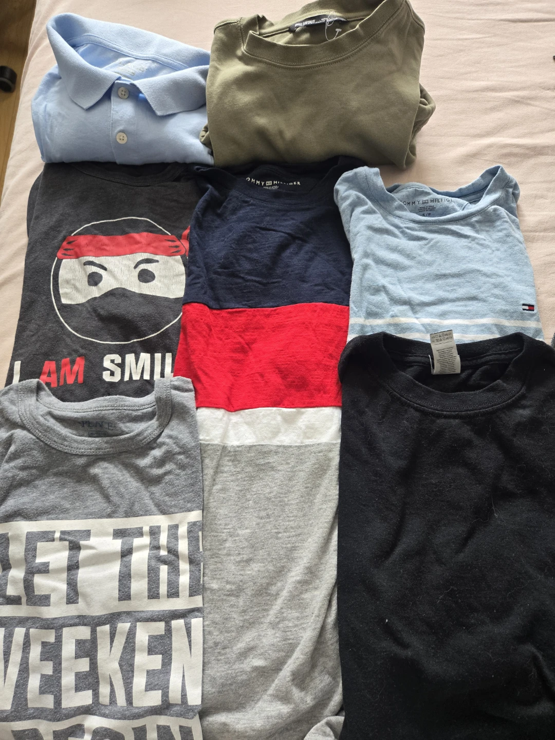 Assorted T-shirts and Polo Shirt Bundle