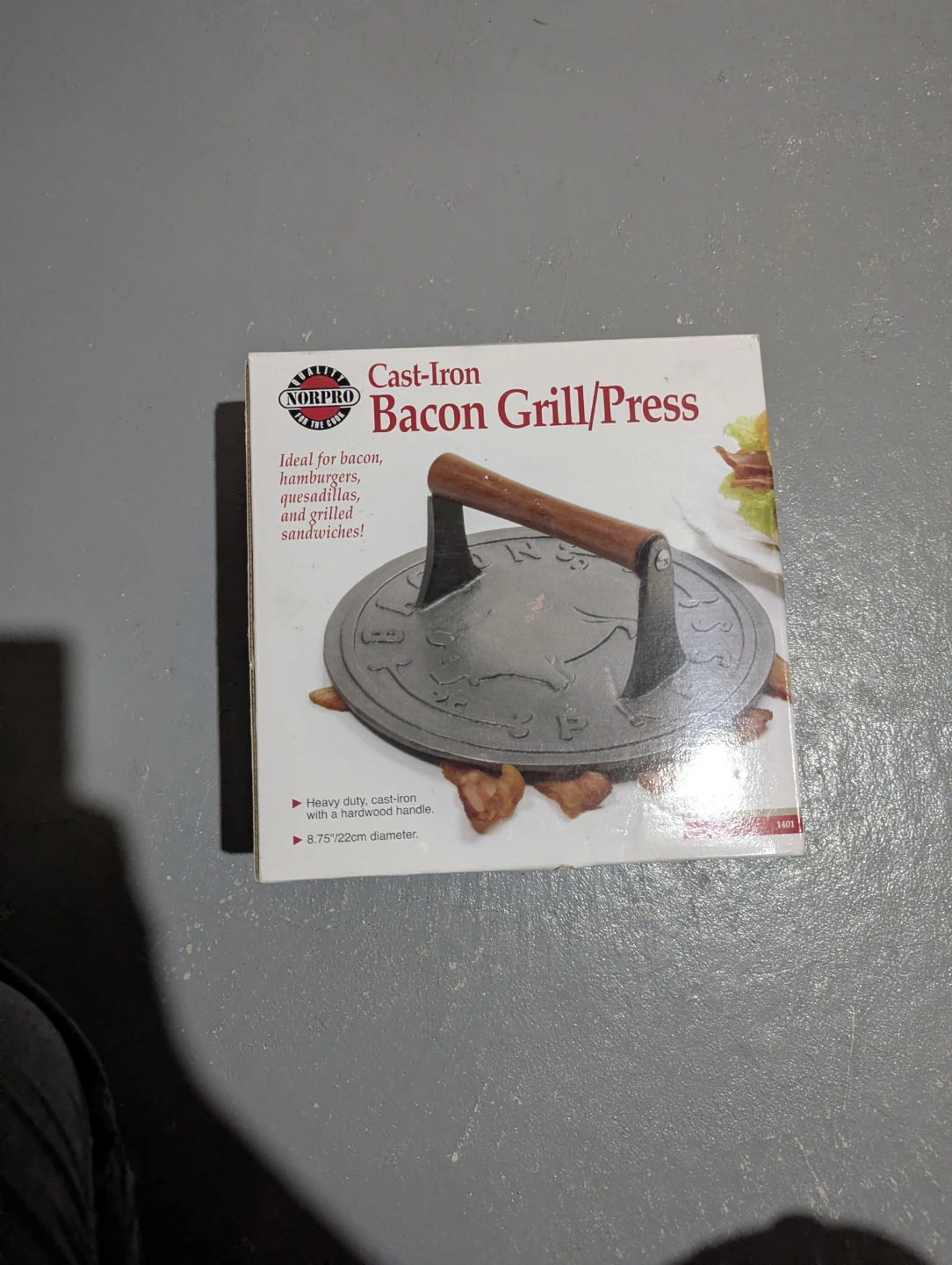 Norpro Cast-Iron Bacon Grill/Press
