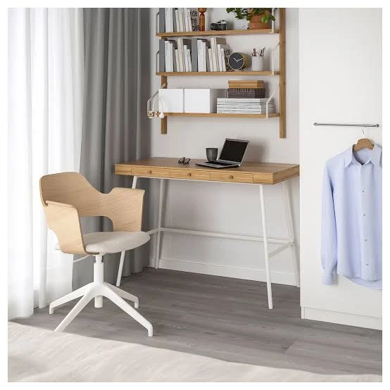 IKEA LILLÅSEN Desk with FJÄLLBERGET Chair set for sale