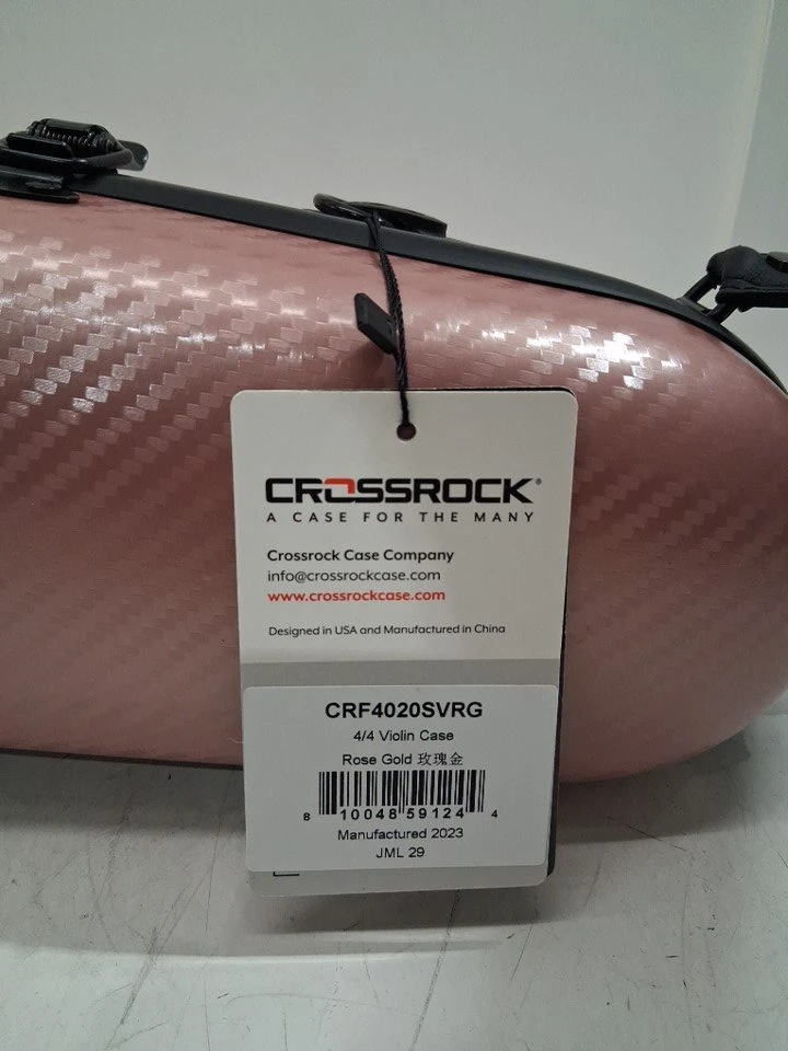Crossrock CRF4020SVRG 4/4 Violin Case - Rose Gold - photo 4
