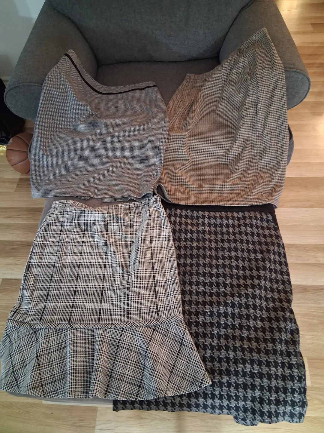 Houndstooth and Plaid Skirts Bundle