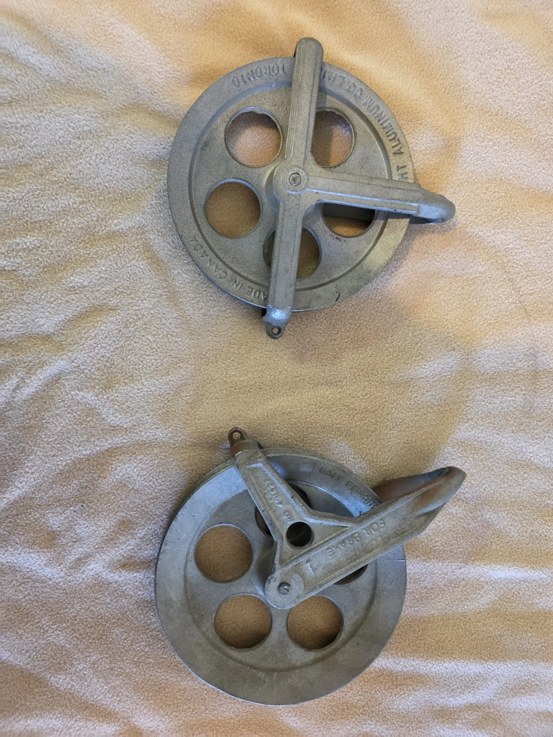 Vintage Aluminium Co. Ltd. Pulley - Toronto