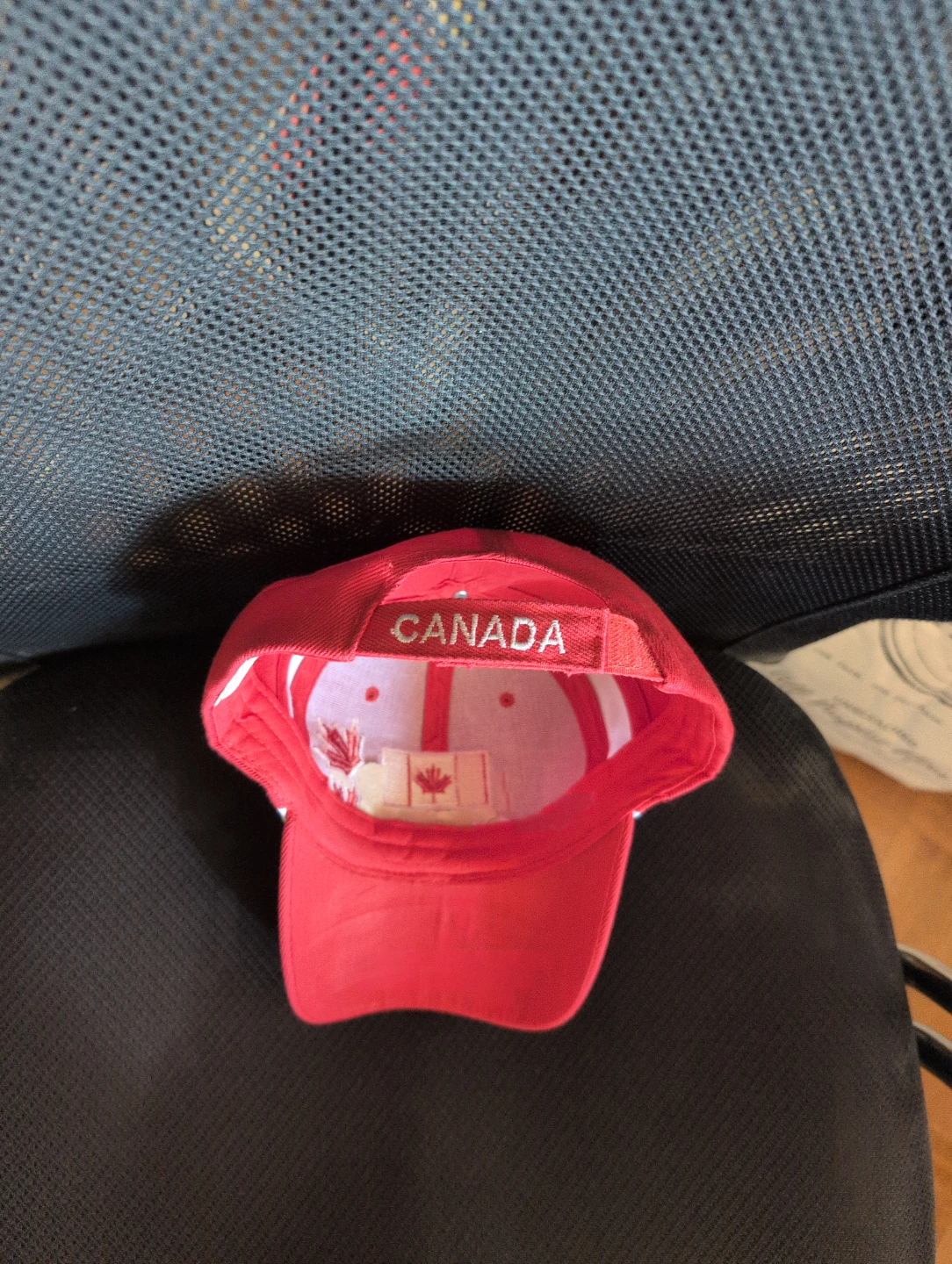 Red Canada Maple Leaf Baseball Cap - photo 3