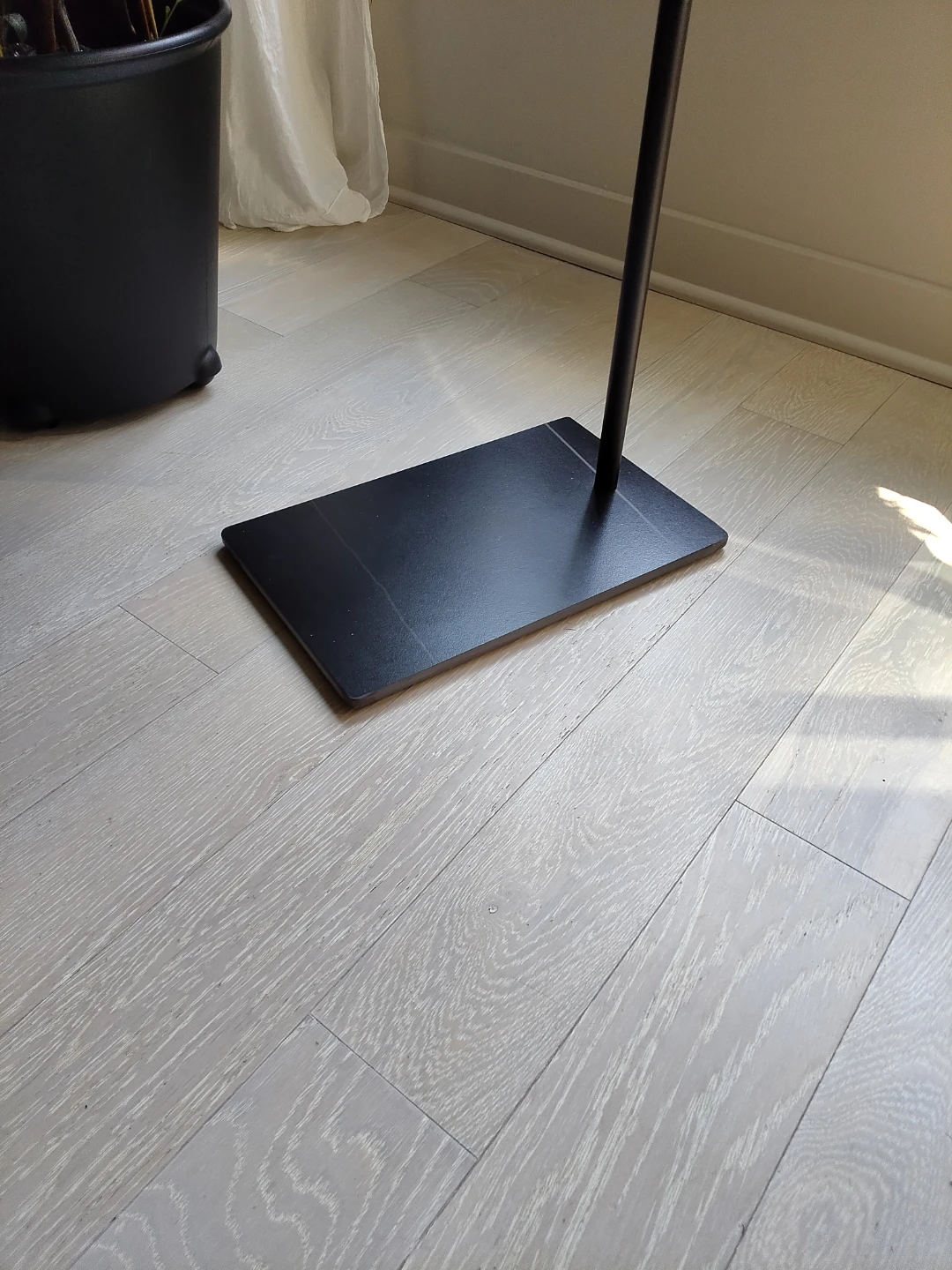 Black Metal Coat Rack Stand - photo 4