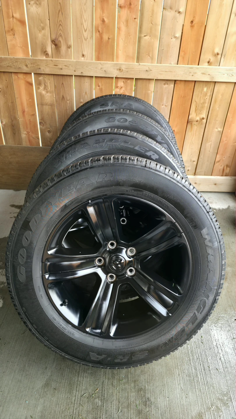 Goodyear Wrangler All-Season Tires with Rims