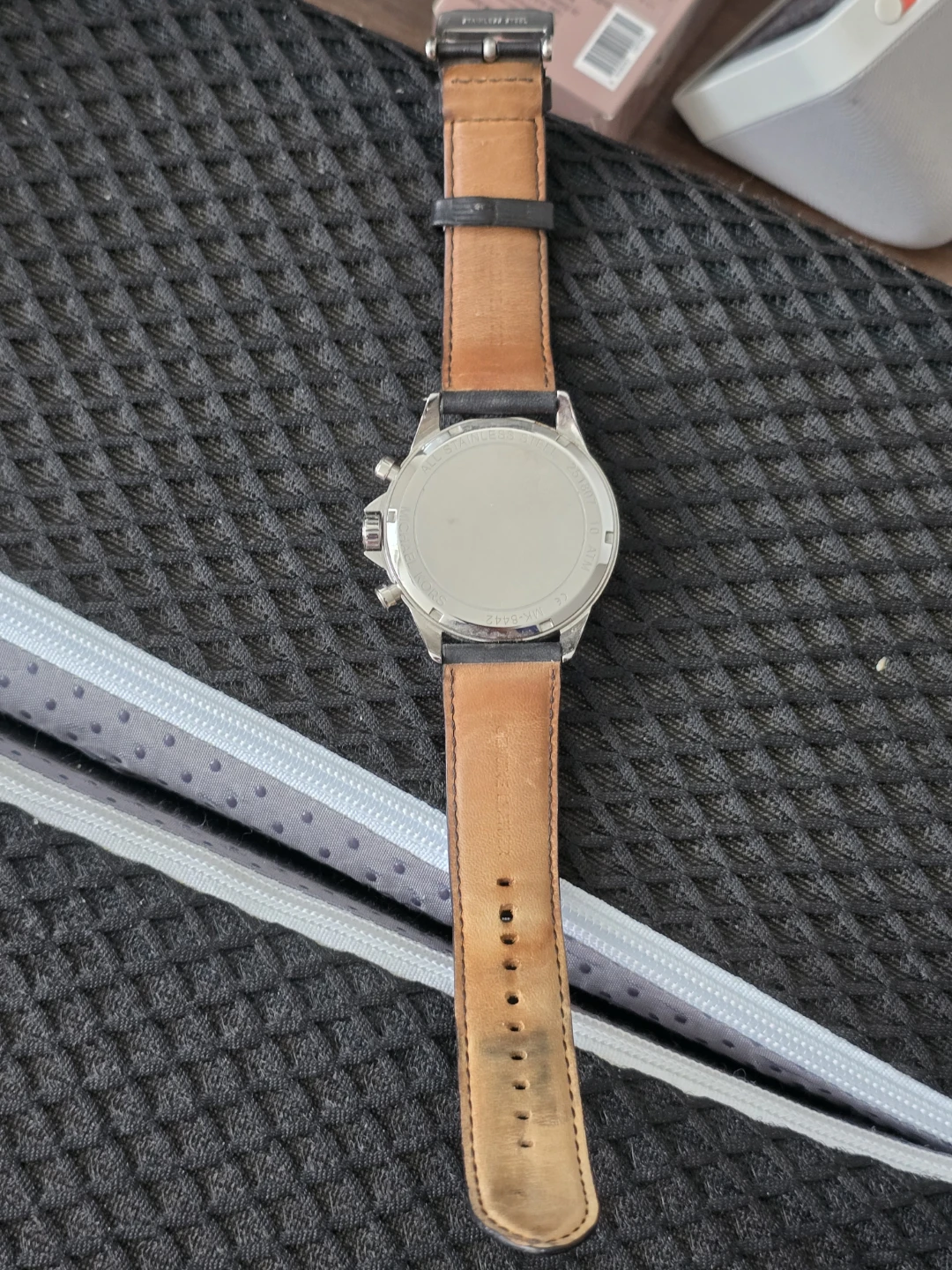 Michael Kors Watch with Black Leather Strap - photo 3