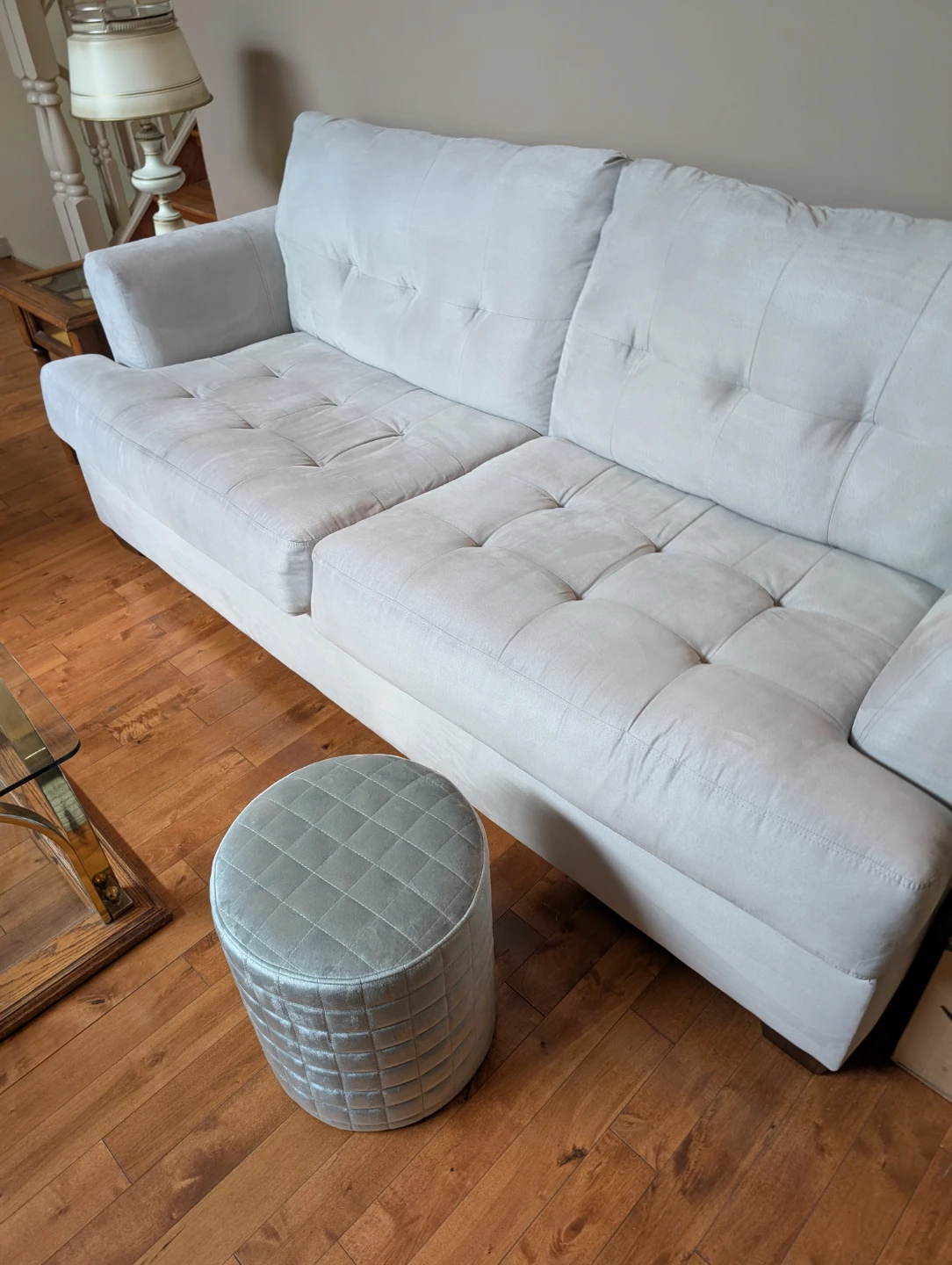 Teal sofa gently used