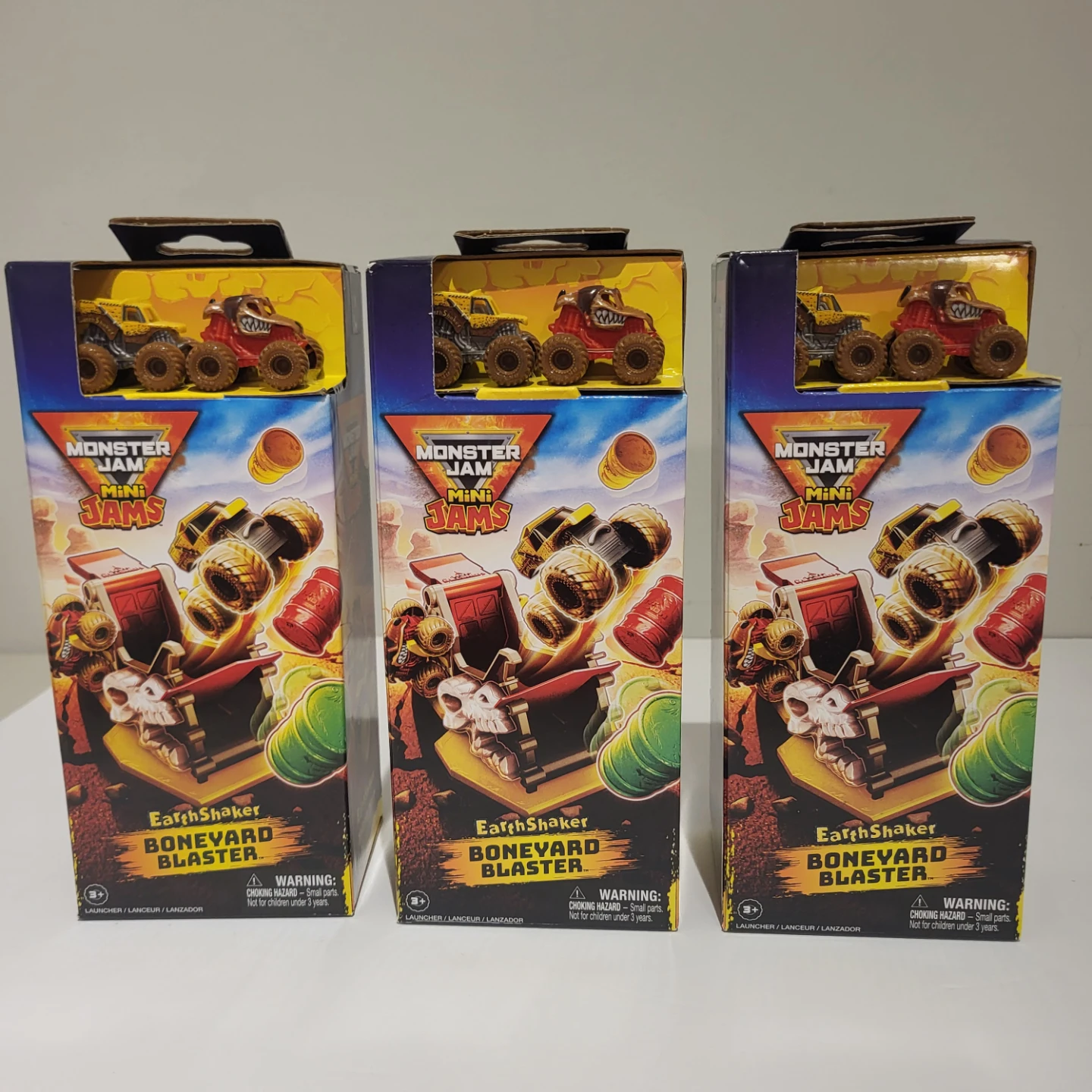 Monster Jam Mini Jams EarthShaker Boneyard Blaster