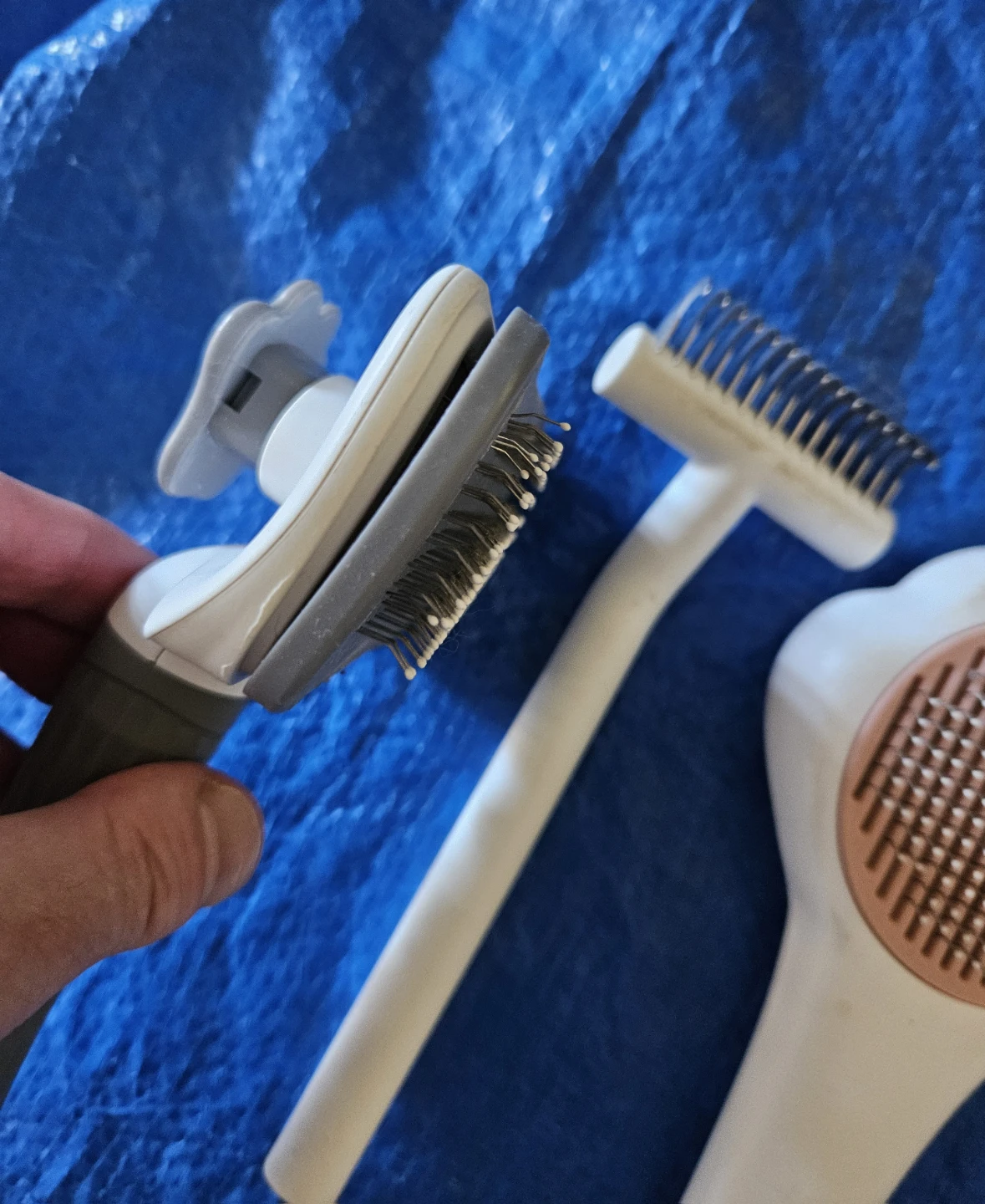 Cat Grooming Brush & Comb Set - used - photo 3