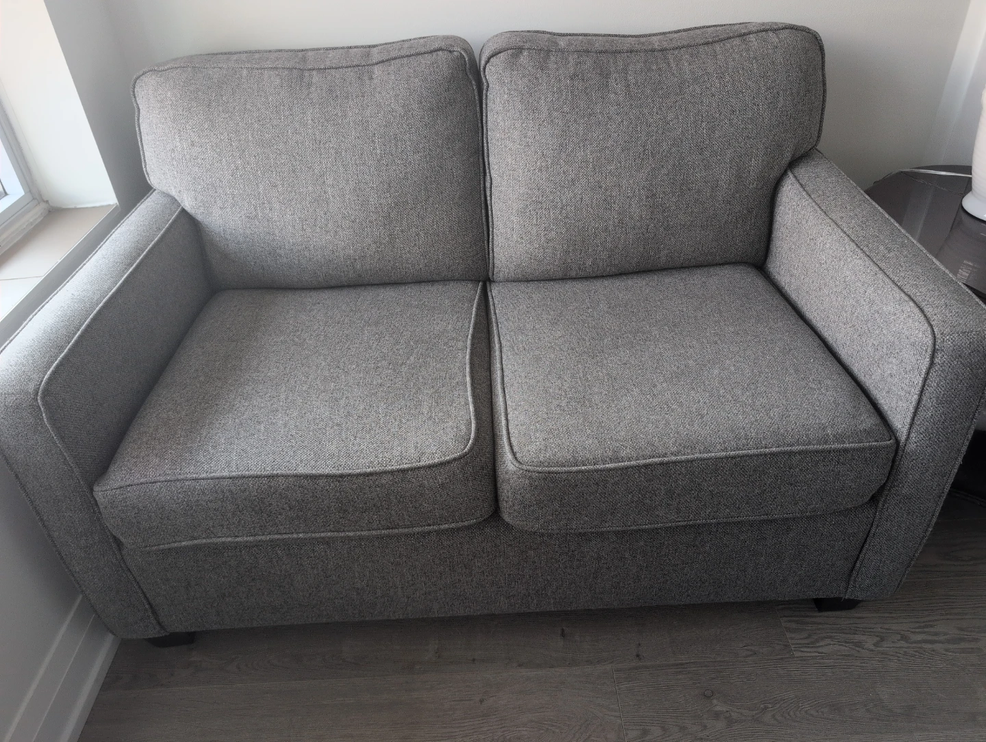 Grey Loveseat Sofa - photo 2