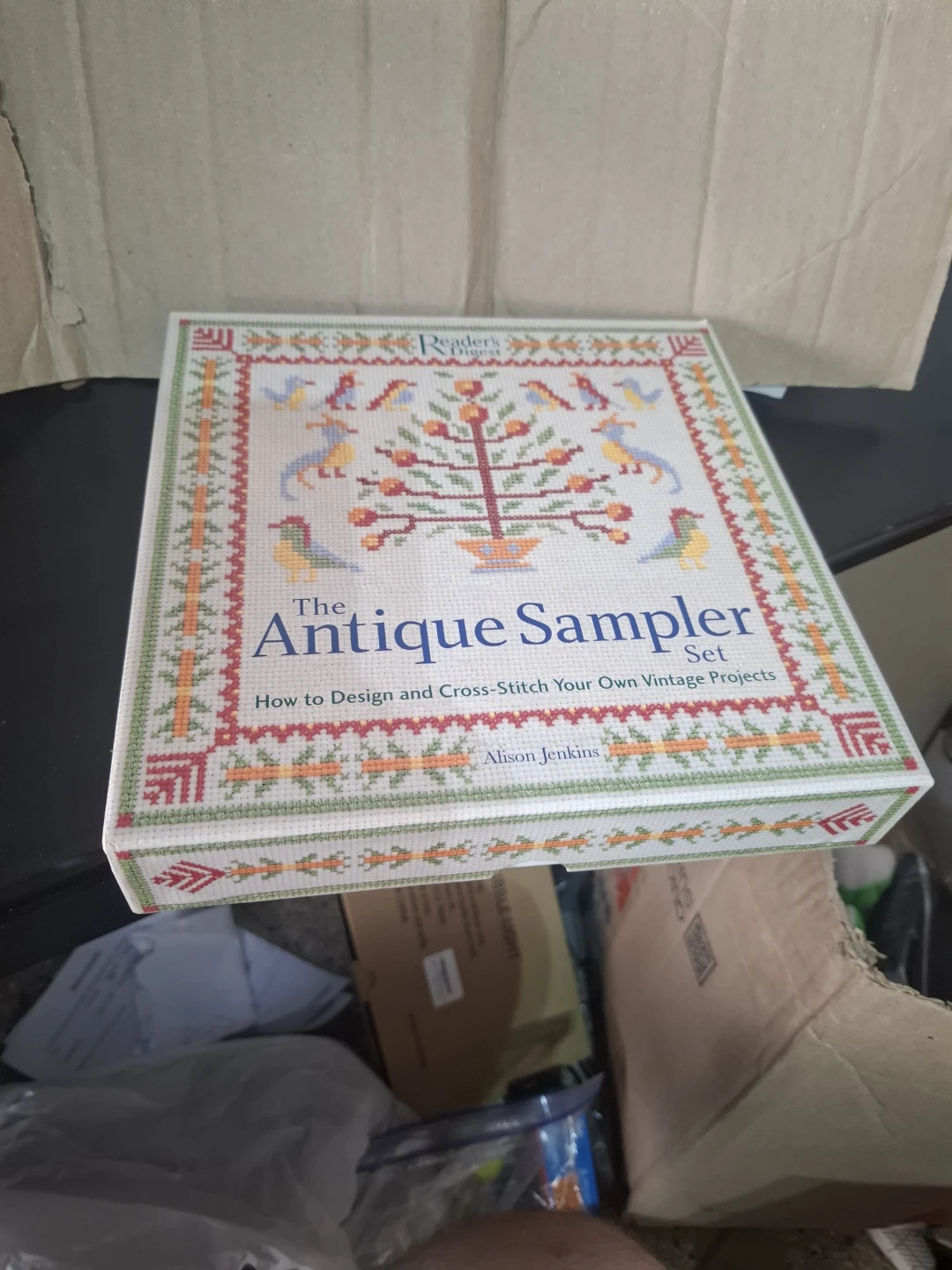 The Antique Sampler Set Cross-Stitch Kit