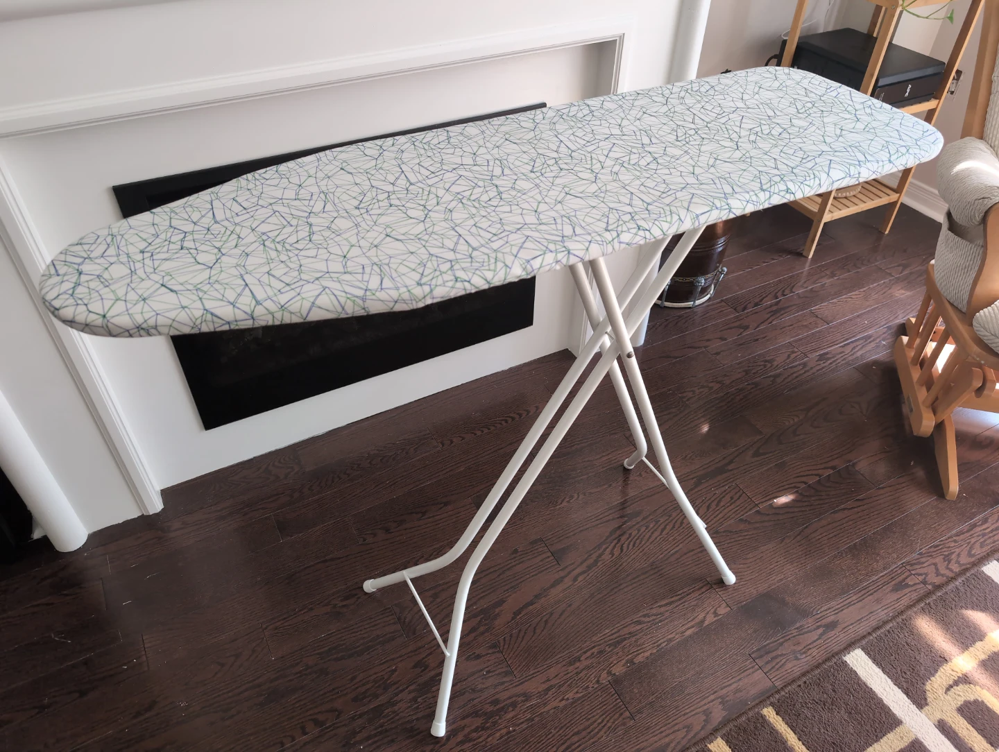 White Ironing Board with Cover