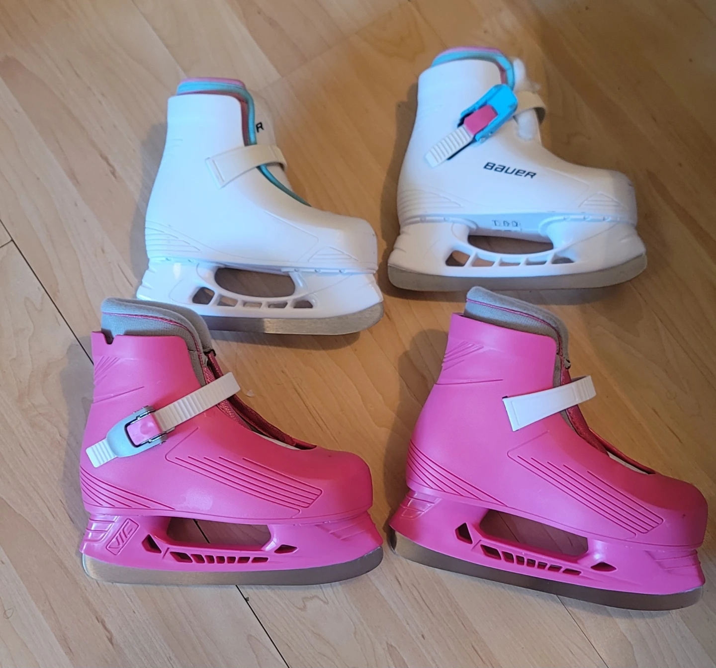 Bauer Youth Ice Skates - White and Pink - photo 2