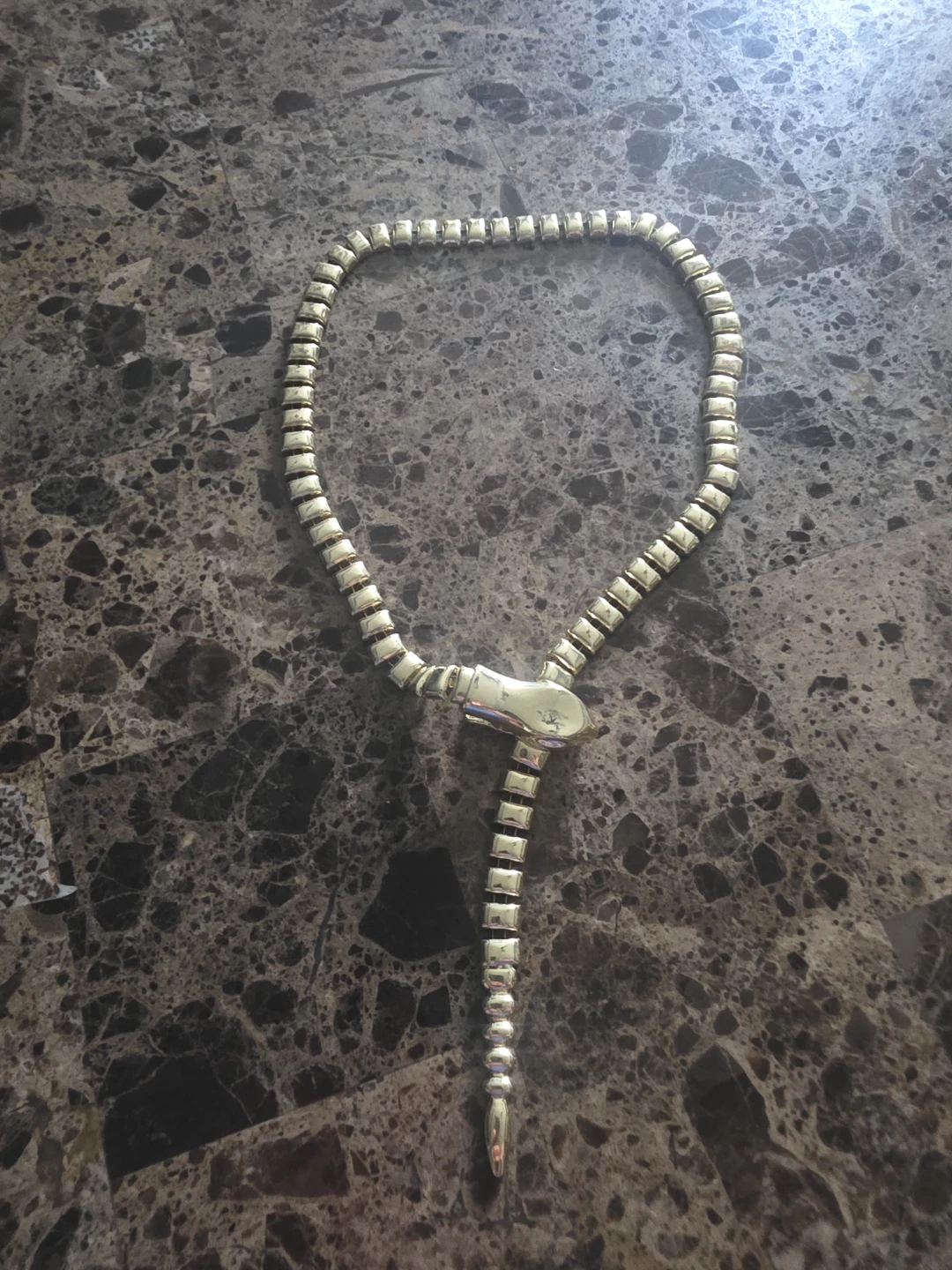 Gold Snake Necklace