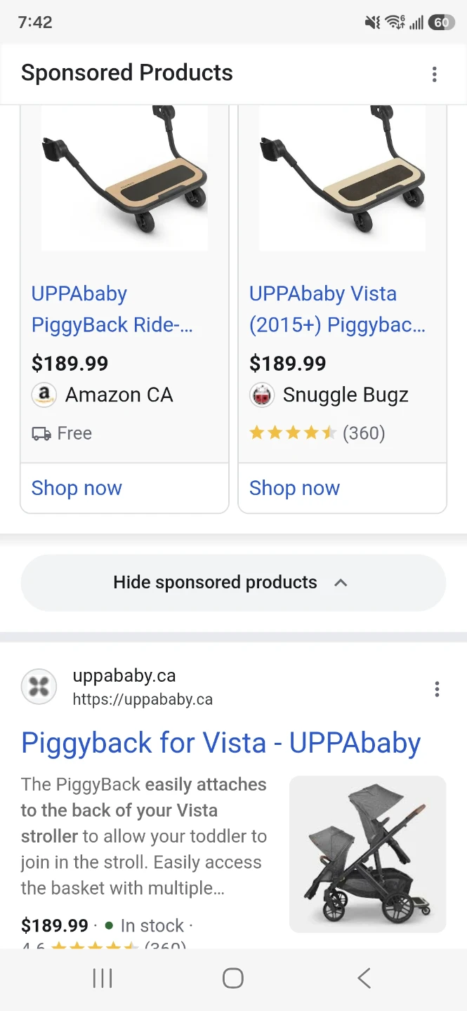 UPPAbaby Vista with RumbleSeat and Piggyback Ride Along board - photo 5