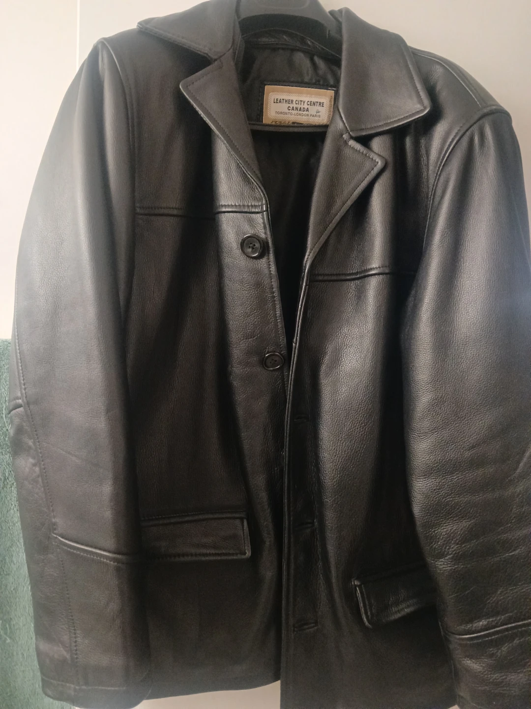 Genuine leather coat  L