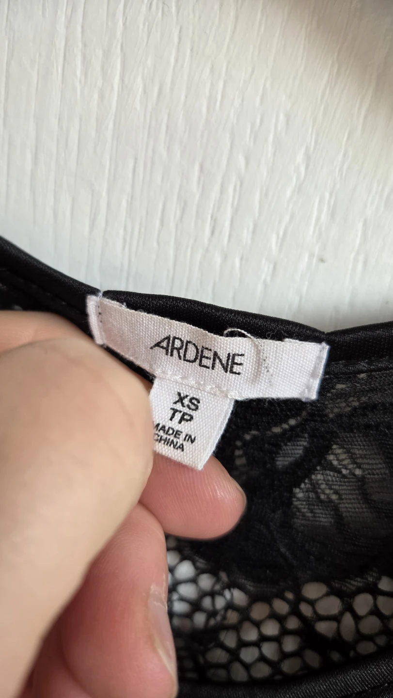 Ardene Black Floral Lace Dress - photo 3