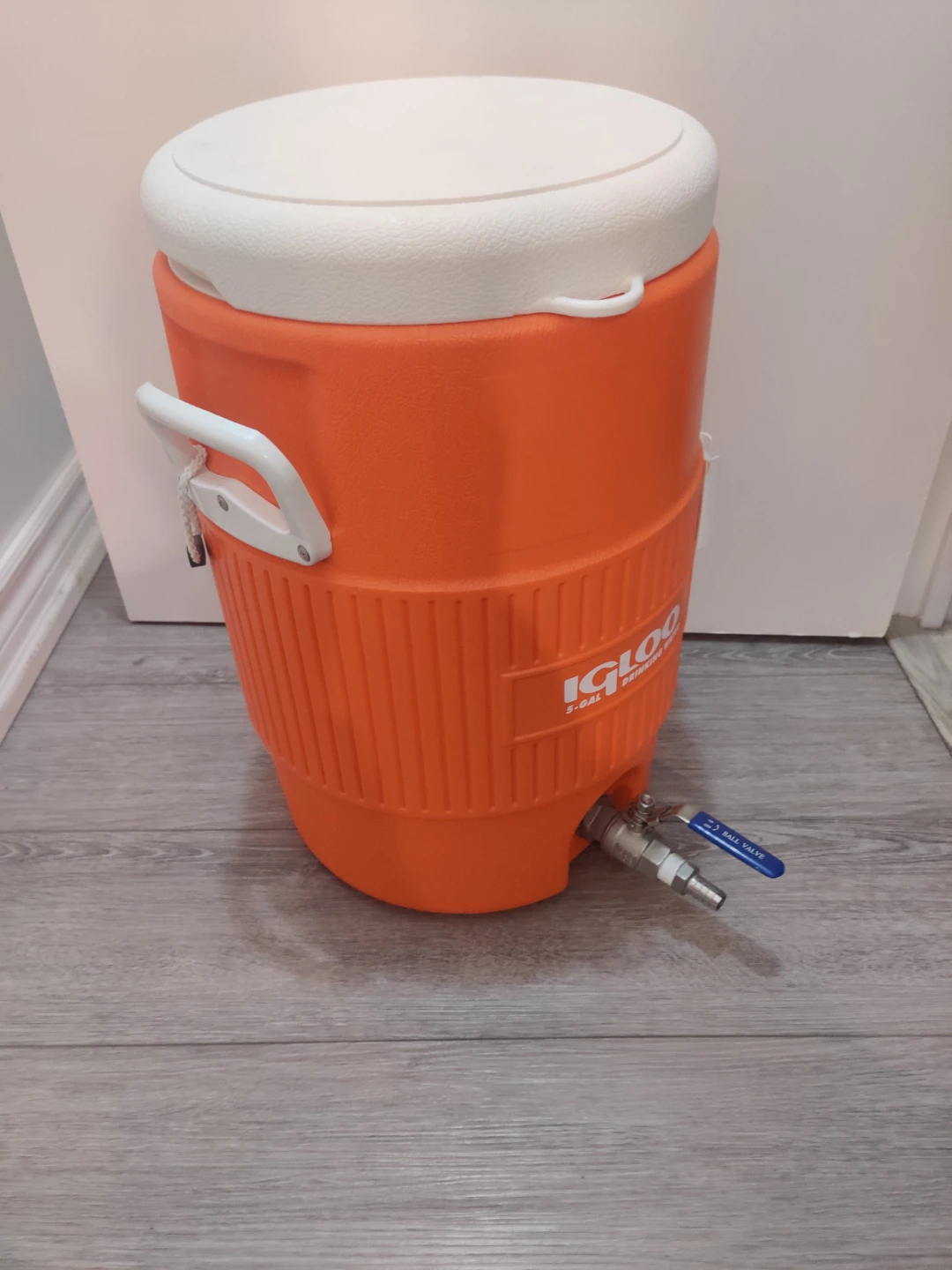 Converted Igloo Cooler Mash Tun (5-Gallon)