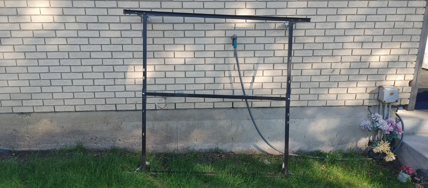 Metal queen bed frame