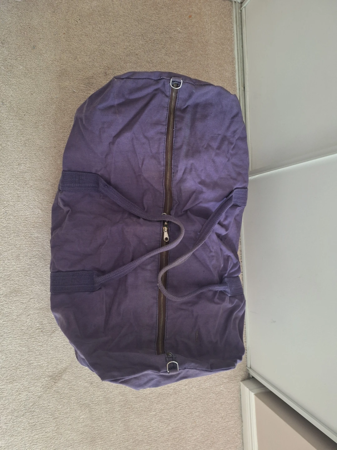 Blue Canvas Duffle Bag - photo 2