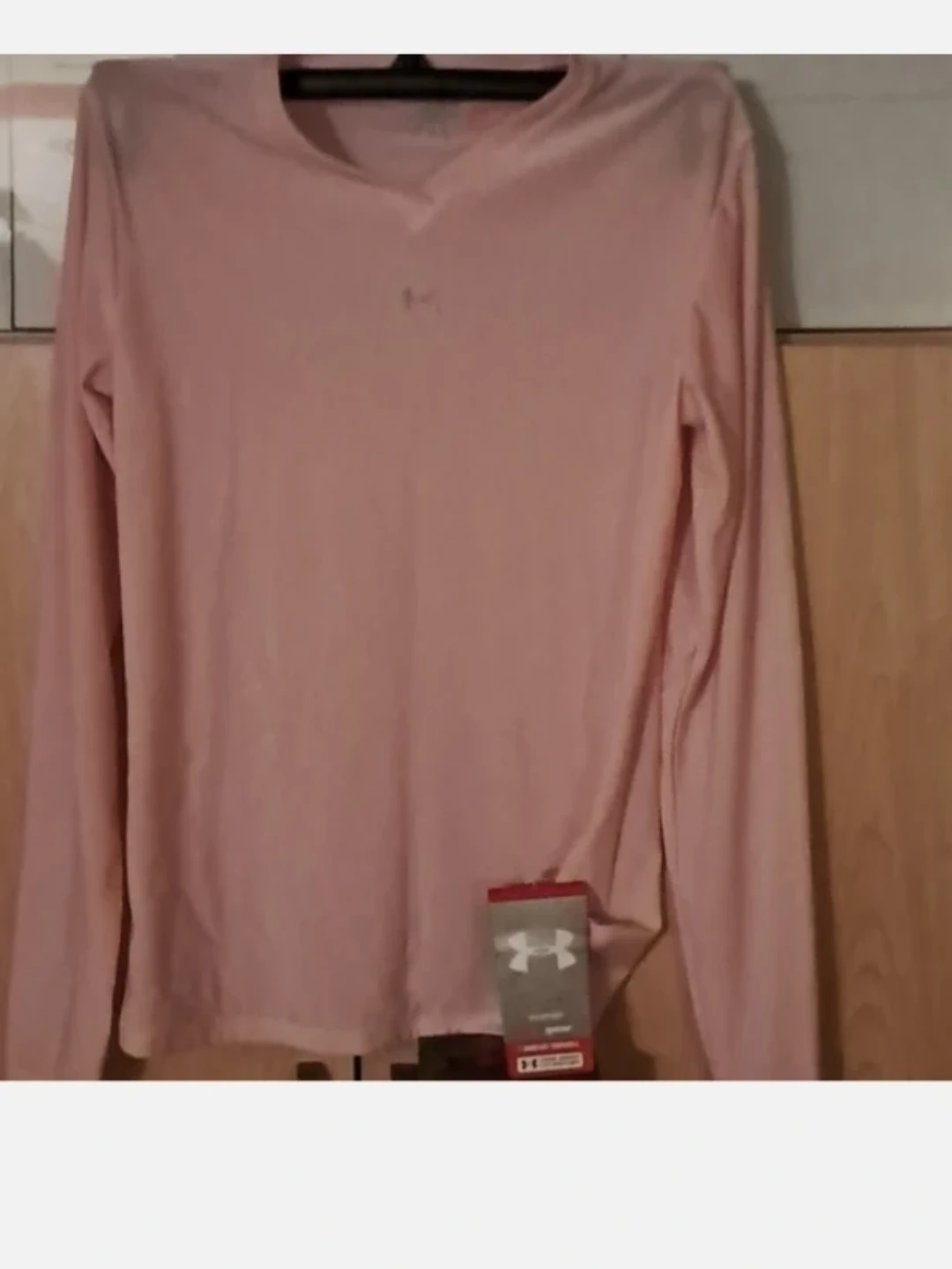 NEW Pink Under Armour Fast Dry top Long Sleeves 10 12 L