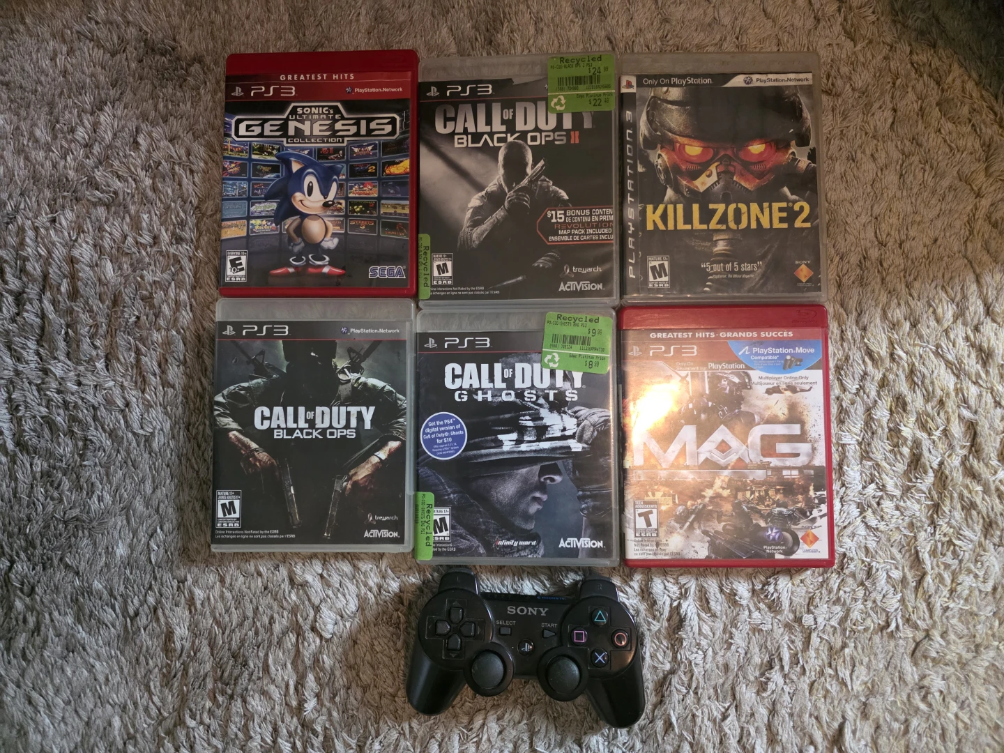 PlayStation 3 Games Bundle with Controller
