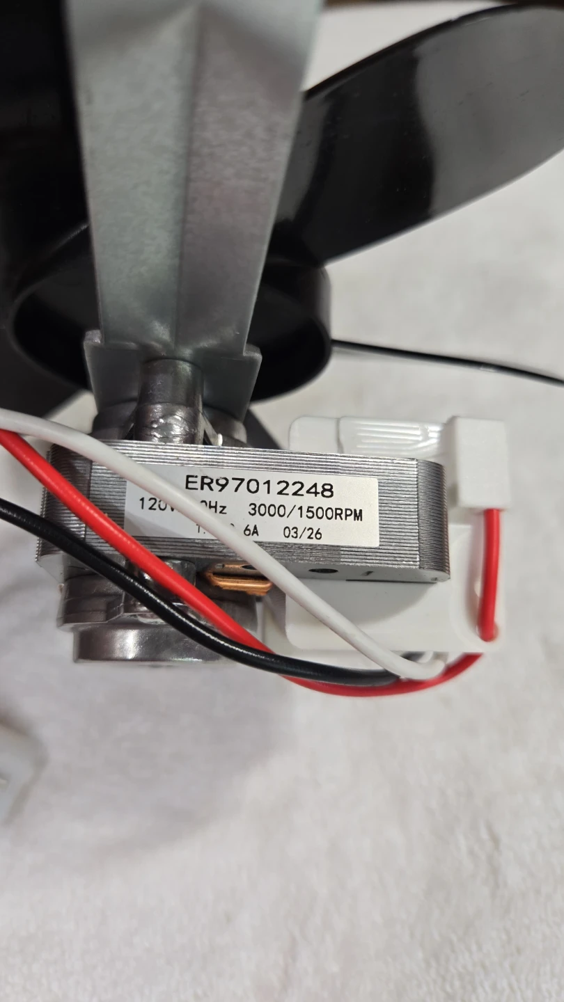 Black 5-Blade Cooling Fan Motor - photo 2