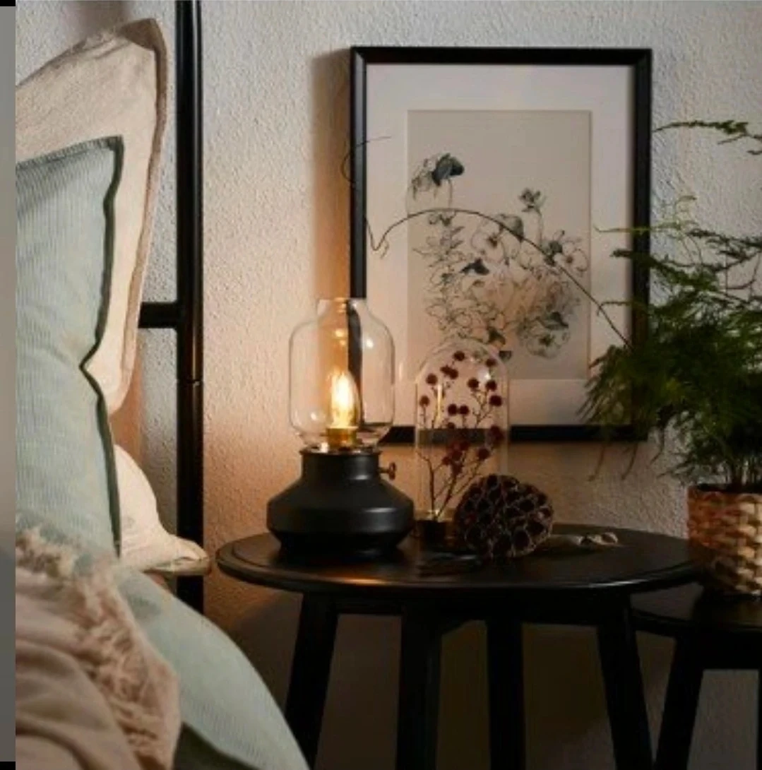 IKEA TÄRNABY Table Lamp, Dimmable Anthracite, 10" - photo 4