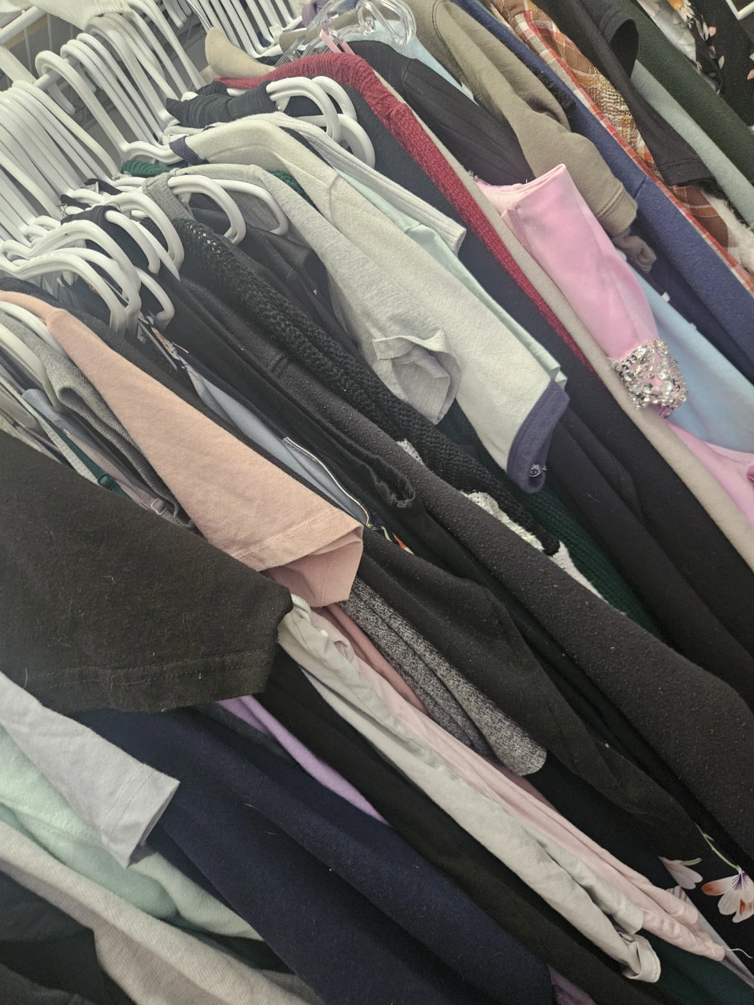 Assorted women's clothing items