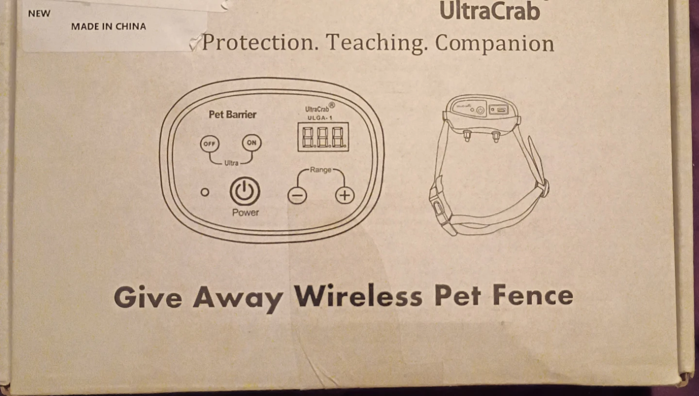 UltraCrab ULGA-1 Wireless Pet Fence System