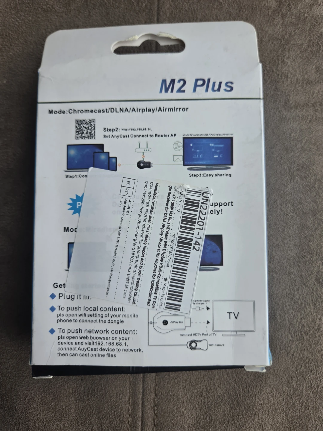 AnyCast M2 Plus WiFi Display Receiver - photo 2