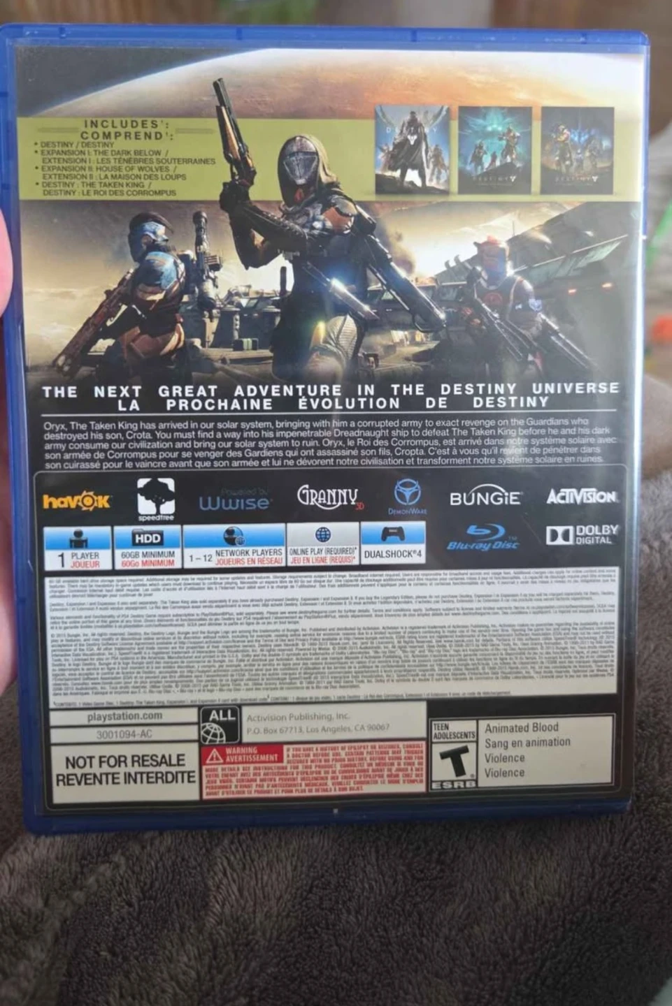 Destiny: The Taken King Legendary Edition PS4 - photo 2