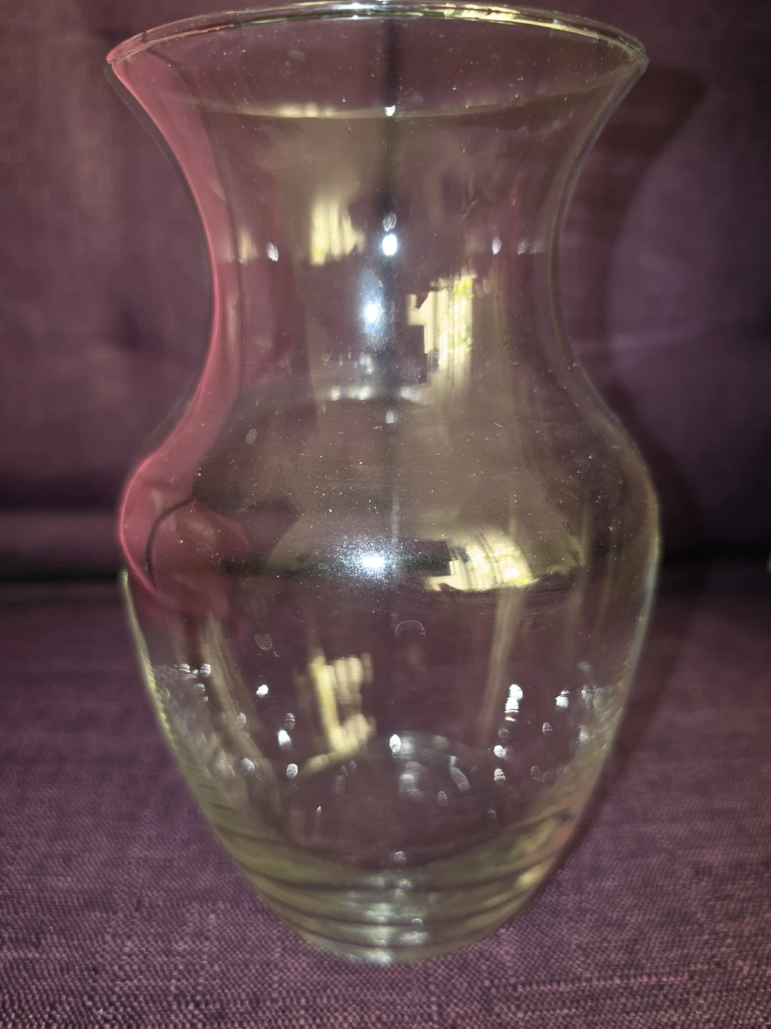Clear Glass Vase