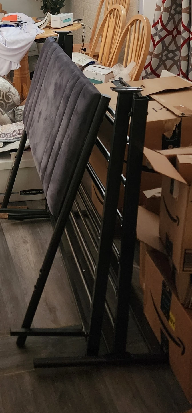 Metal Bed Frame and Mattress Set