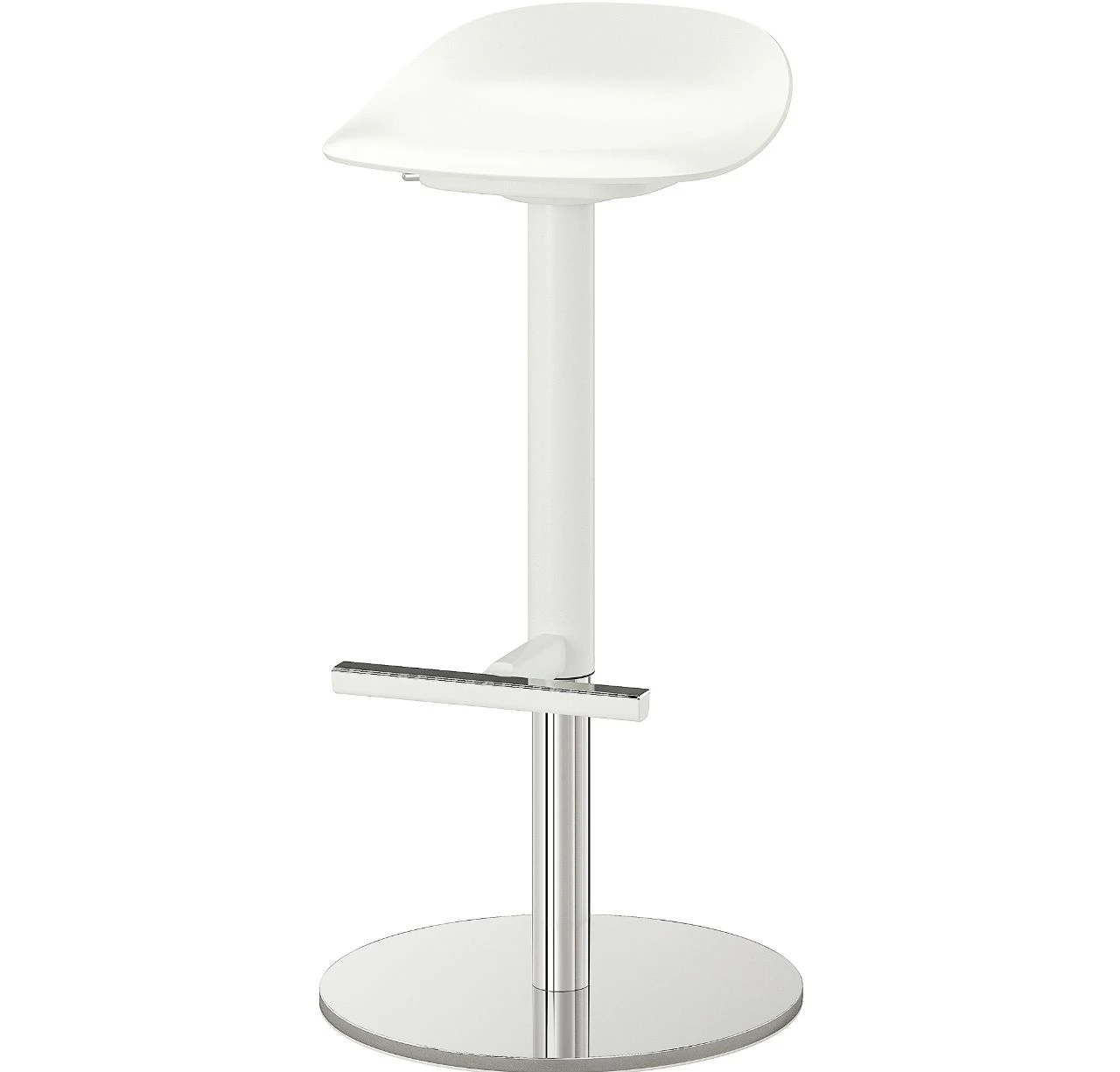 IKEA JANINGE White Adjustable Bar Stool x 2