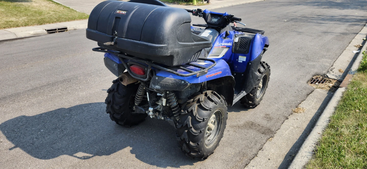 2008 kawasaki brute force 650 4x4  needs work - photo 5