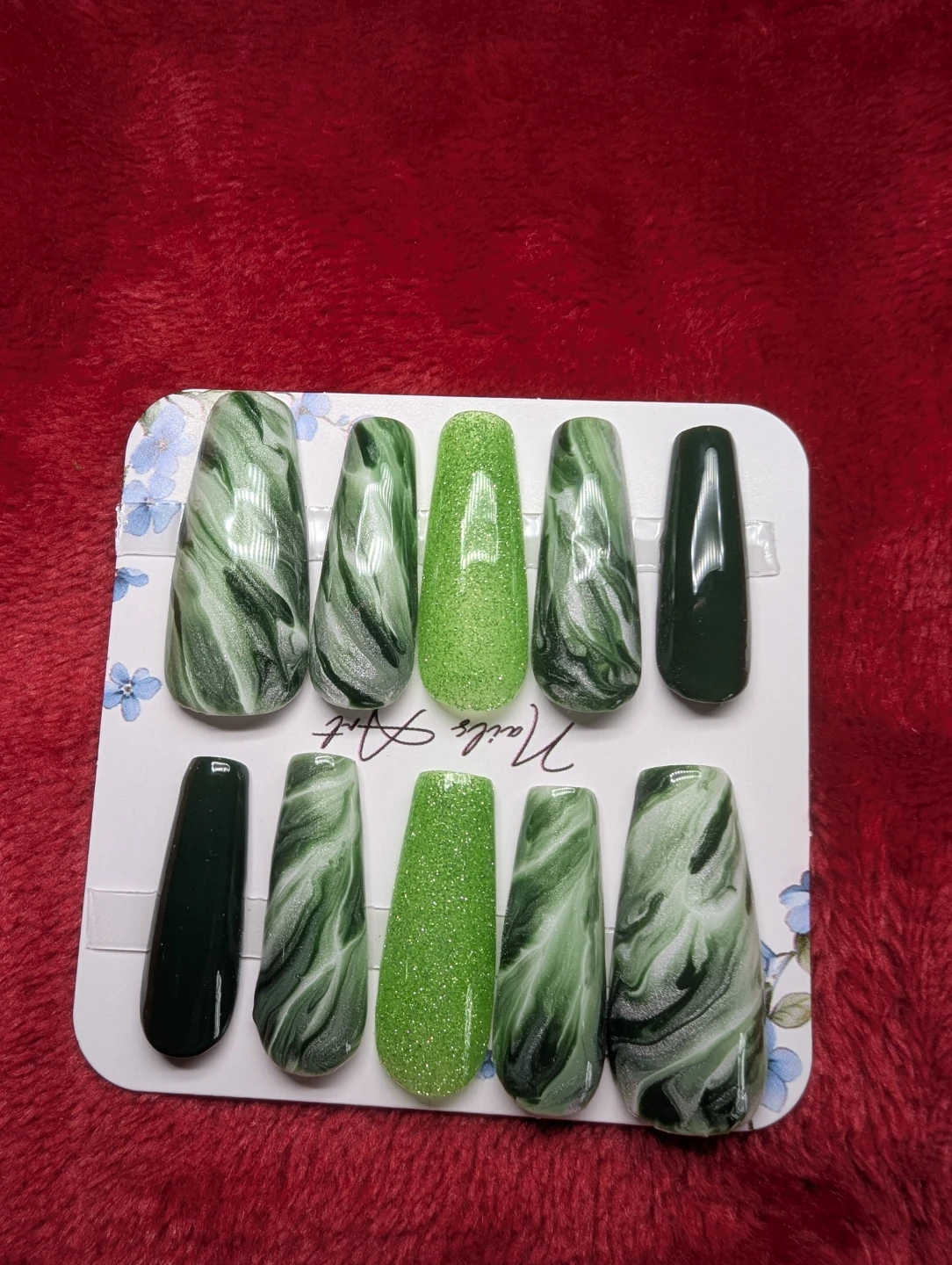 Assorted Press-On Nails - Multiple Designs all size large - photo 2