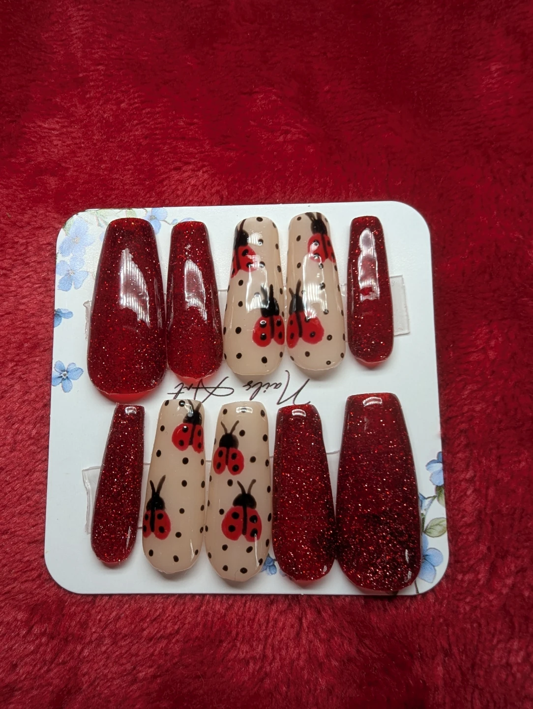 Assorted Press-On Nails - Multiple Designs all size large - photo 3