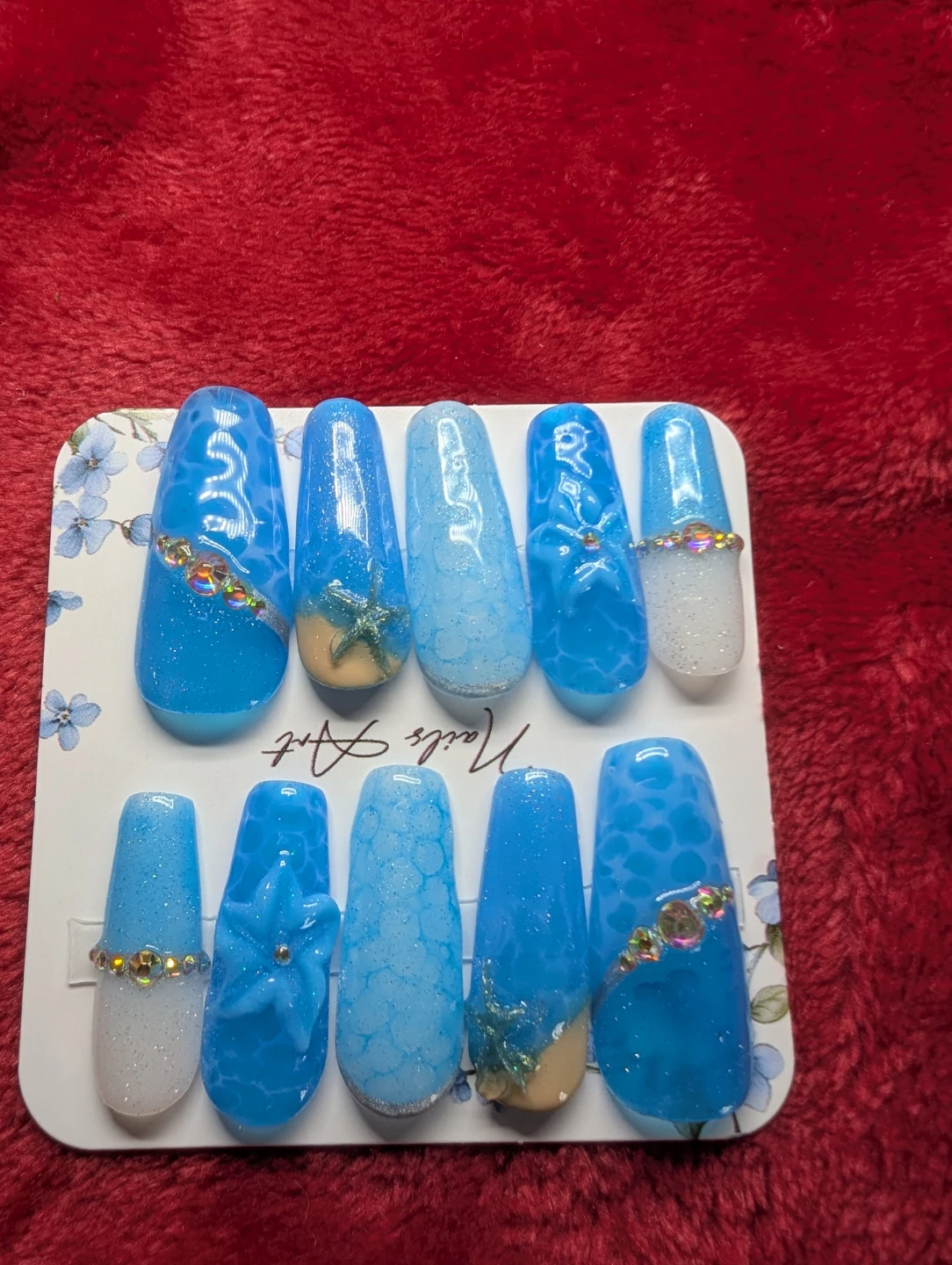 Assorted Press-On Nails - Multiple Designs all size large - photo 4