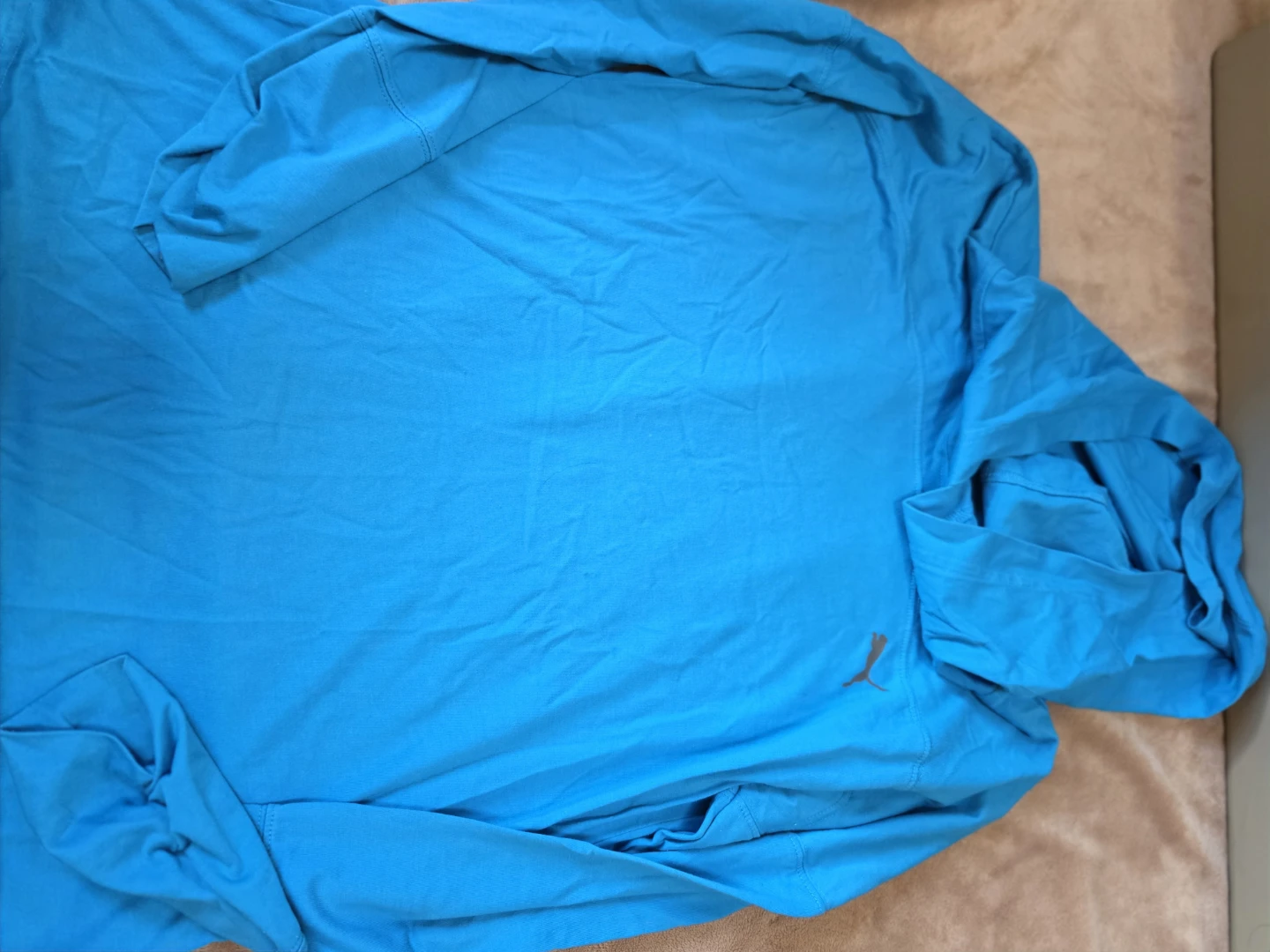 Puma Blue Long Sleeve Shirt