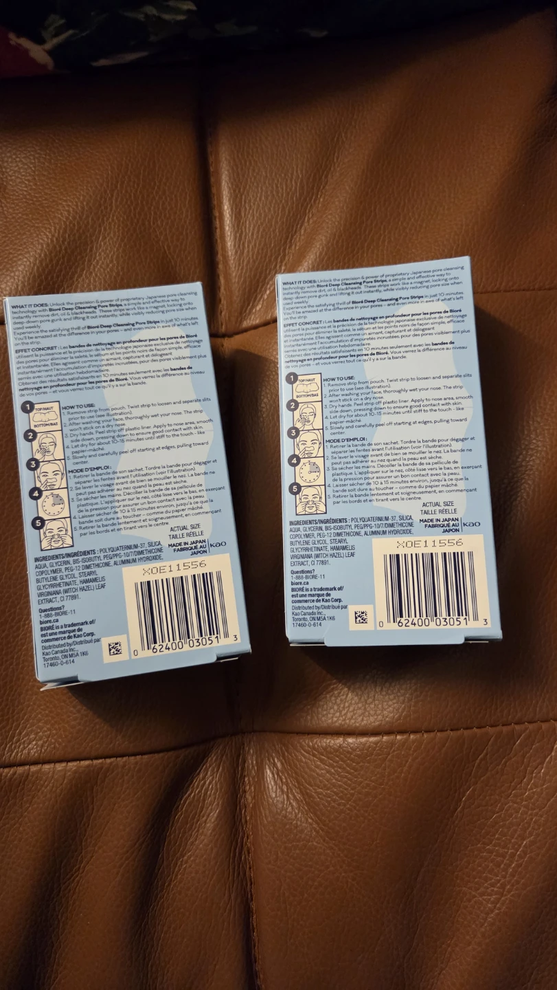 Biore Deep Cleansing Original Pore Strips (2 boxes) - photo 2