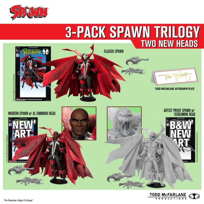 Todd McFarlane SPAWN Kickstarter 3-Pack – SEALED - photo 2