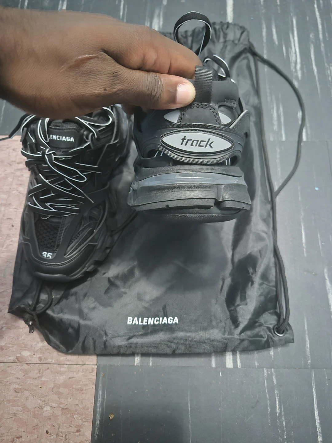 Balenciaga Track Sneakers Black Size 35 - photo 4