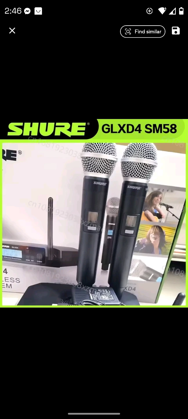 Shure GLXD4 SM58 Wireless Microphone System - photo 4