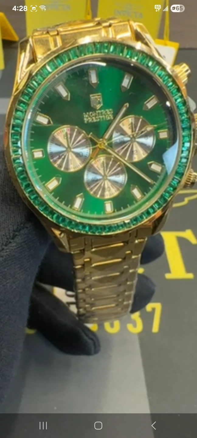 Invicta Montre Prestige Gold Watch