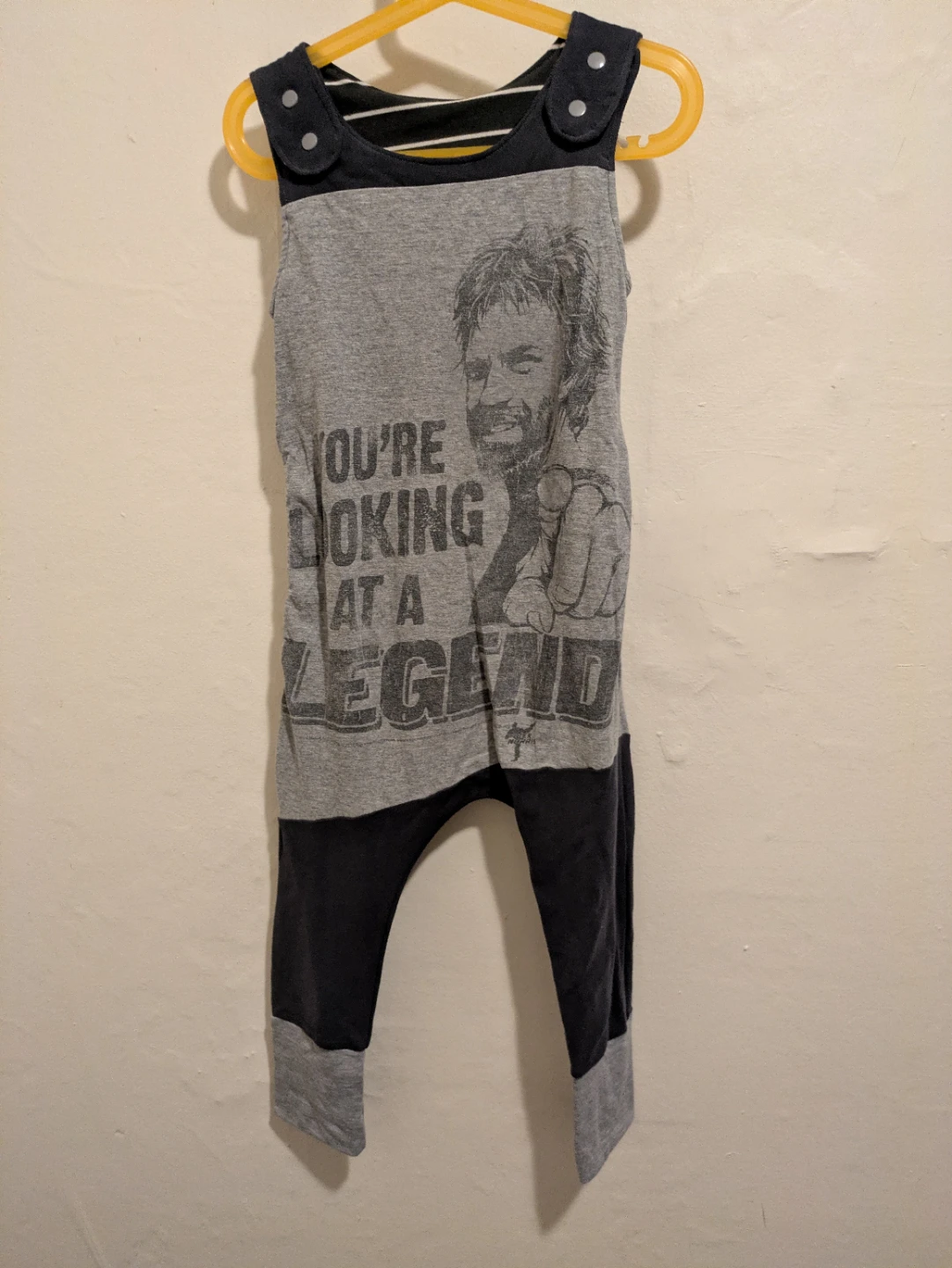 One of a Kind Chuck Norris "Legend"  Romper - photo 3